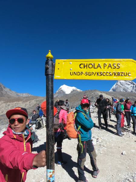 Everest de tre pas