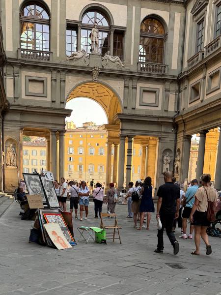 Malekursus i Firenze med Helle Witte