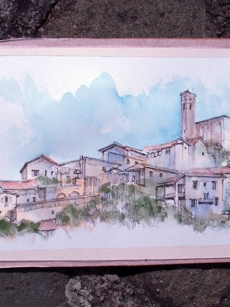 Malekursus i Firenze med Helle Witte