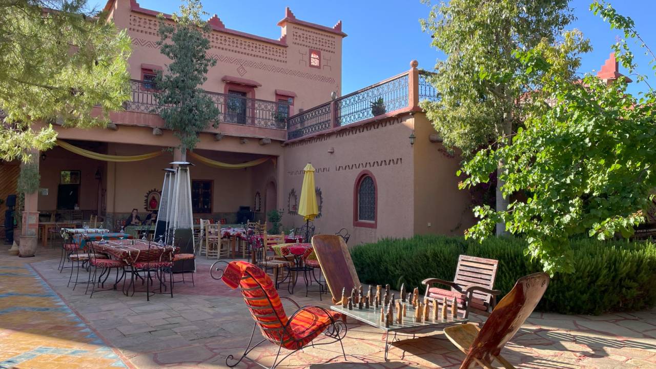Hotel La Perle de Dades terasse