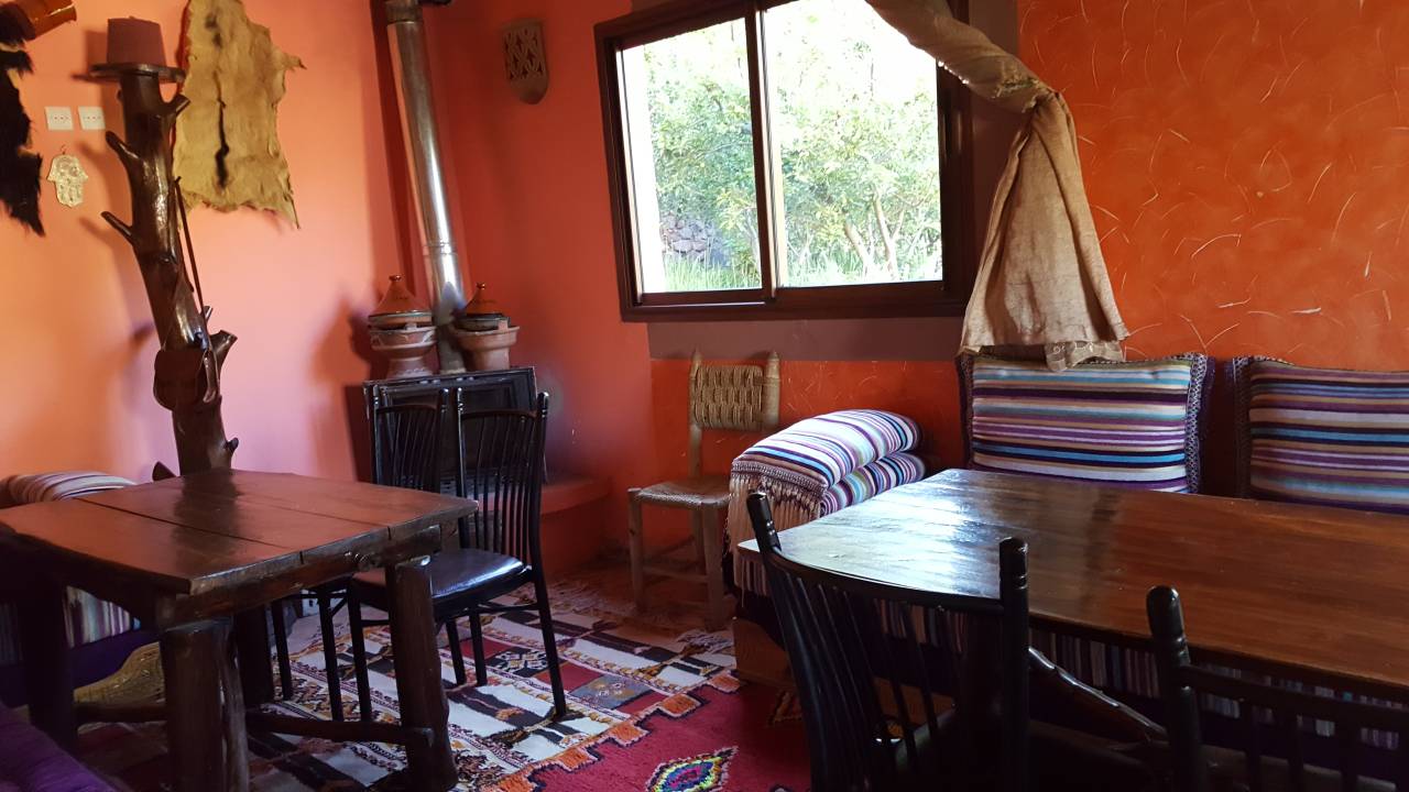 Imlil Lodge lobby