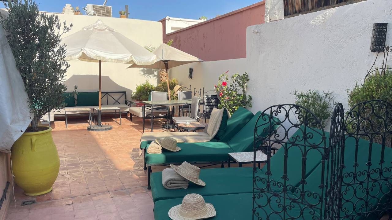 Tawargit i Marrakech Riad hotel