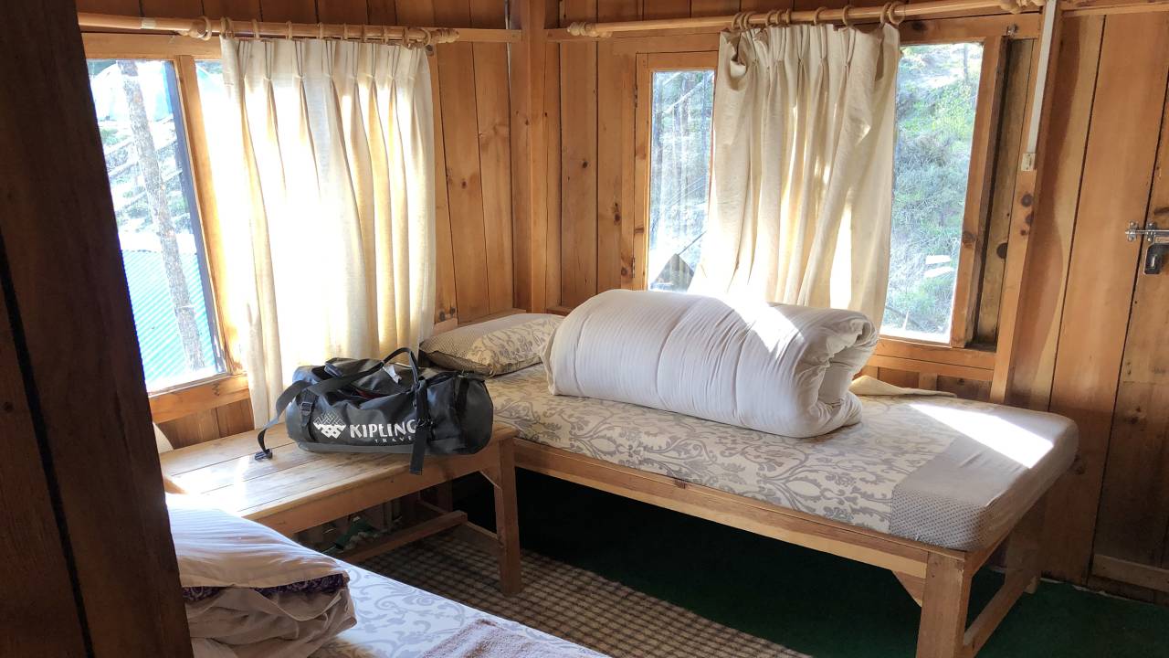 Værelse på tehus i Nepal