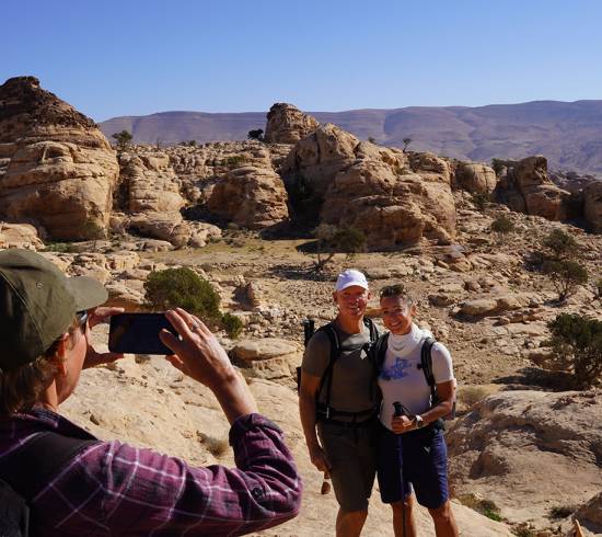 Mod Dana Biosphere Reserve – trekket starter. Wadi Feyan