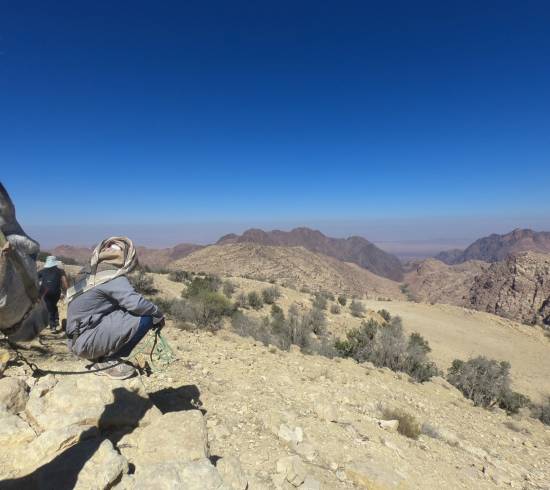 Trek fra Shkaret til Lille Petra - Beduin camp i Ammarim