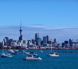 Havnefronten i Auckland