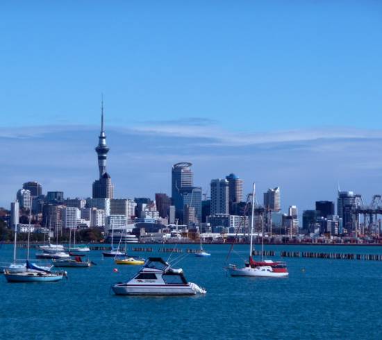 Havnefronten i Auckland
