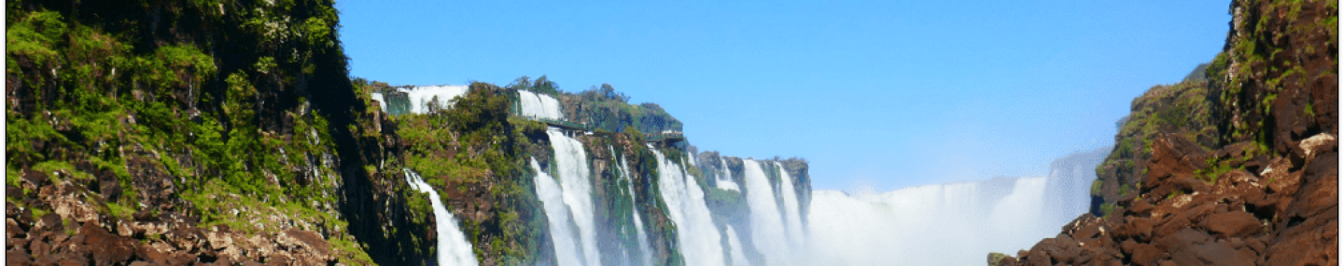 Iguazu vandfaldet set fra Argentina