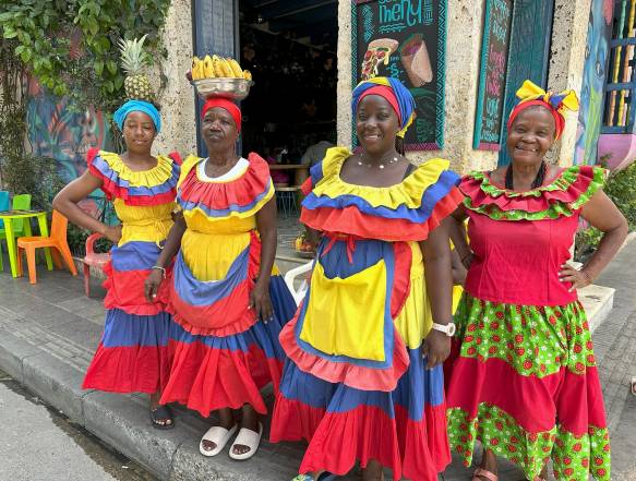Palenqueras i Cartagena