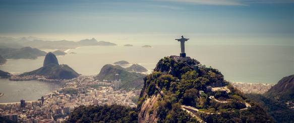 Rio Corcovado bjerget, hvor Jesus statuen