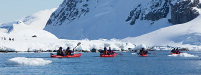 Sejl i kajak omkring Antarktis