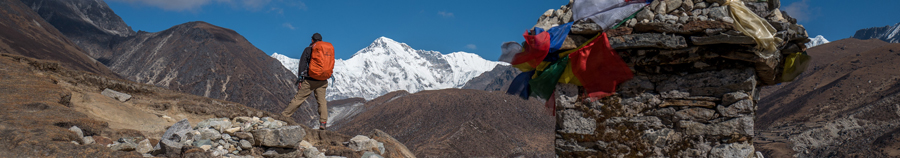 Fra artikel om højdesyge: Udsigt fra Everest Base Camp