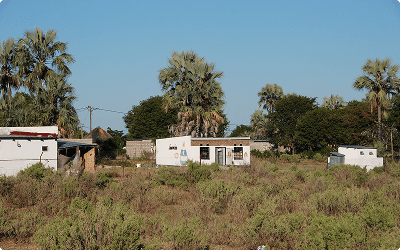 Maun i Botswana