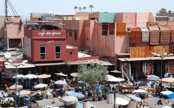 Besøg de marokkanske markeder på din rejse til Marokko