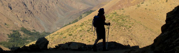 Der er gode muligheder for trekking i Atlasbjergene i Marokko