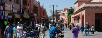 Gaderne i Marrakech er meget smukke