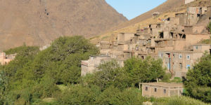 Der er en by i Atlasbjergene i Marokko