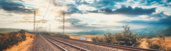 Tag på togrejse i Sydafrika