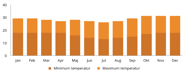 Rejsevejr i Tanzania