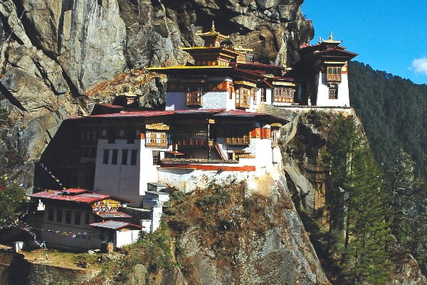 Besøg Taktsang Klosteret i 3.000 meters højde