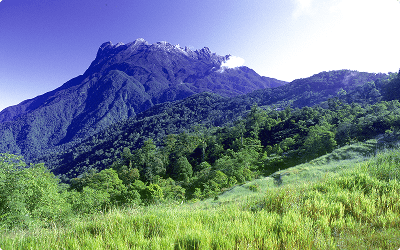 Udsigt over Kinabalu Nationalpark