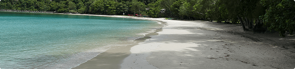 Strand i Borneo