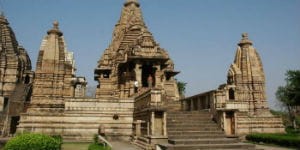 Khajuraho templer i Indien