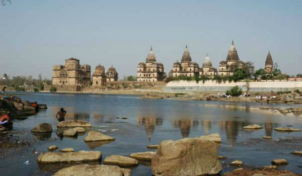 Smuk Ganges flod i Indien