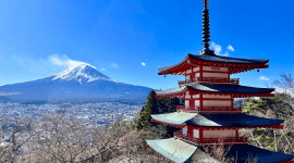 chureito pagoden i Japan