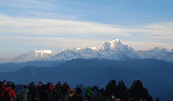 Udsigt fra Poon Hill ved Annapurna