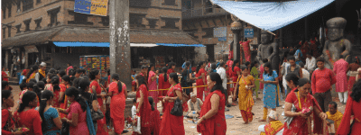 Cowboybyen Tal på Annapurna trekket