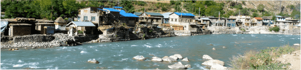 Varme kilder i Tatopani, Nepal