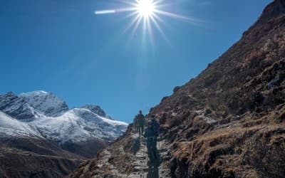 Kiplings hold som trekker i bjergene i Nepal