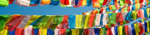 En festival i Nepal er yderst farverig