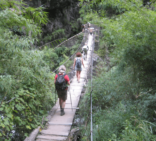Hængebro ved Manaslu