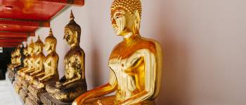 Templet har den største samling af buddhaer 