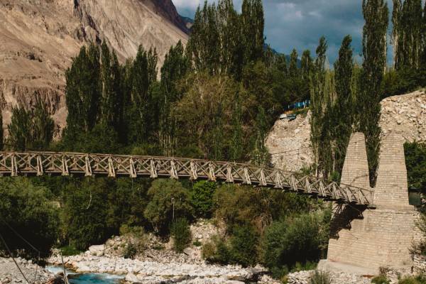 Tag på trekking i Asien