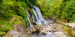 Cat cat vandfald i Vietnam