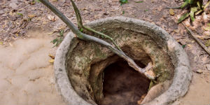 Indgang til Cu Chi tunellerne