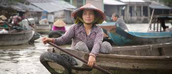 I Vietnam er der mange flydende markeder