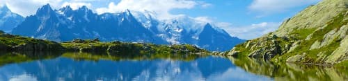 Tag på vandring i Schweiz rundt om Mont Blanc