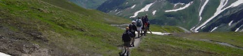 Tag på vandring i Schweiz af Mont Blanc Vest ruten