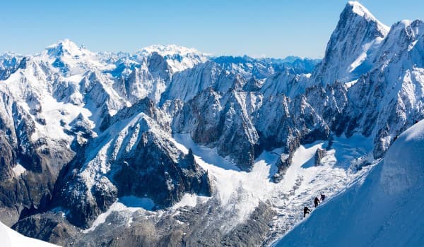 Find vandring om Mont Blanc i Italien