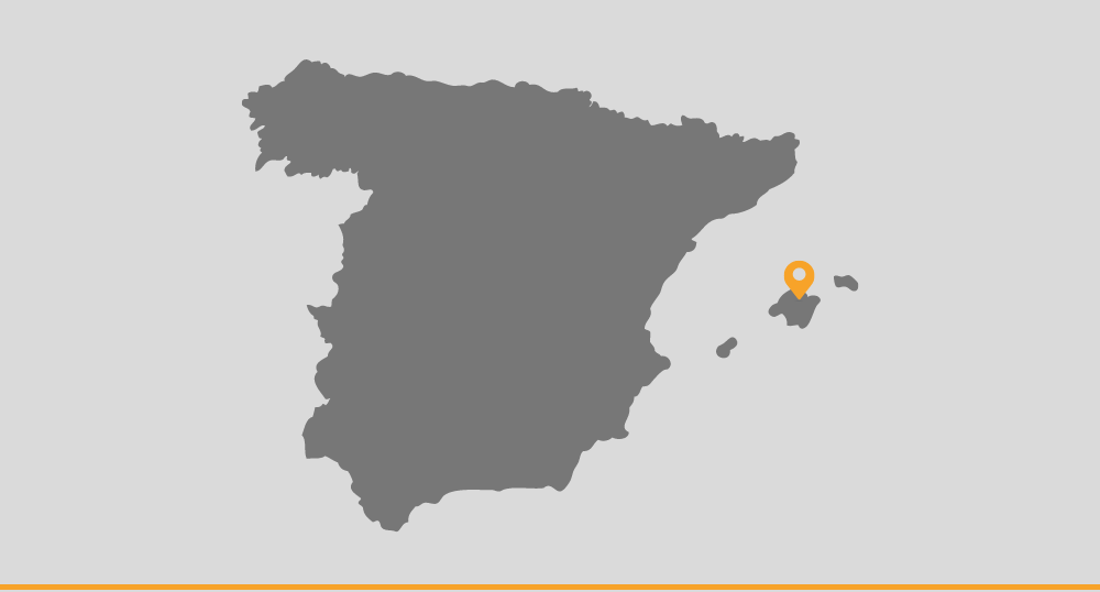 Mallorca er en ø lidt uden for Spanien