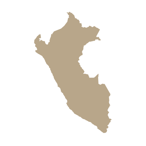 Kort over Peru